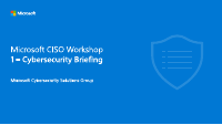 CISO Workshop Module 1 Microsoft Cybersecurity Briefing.pdf
